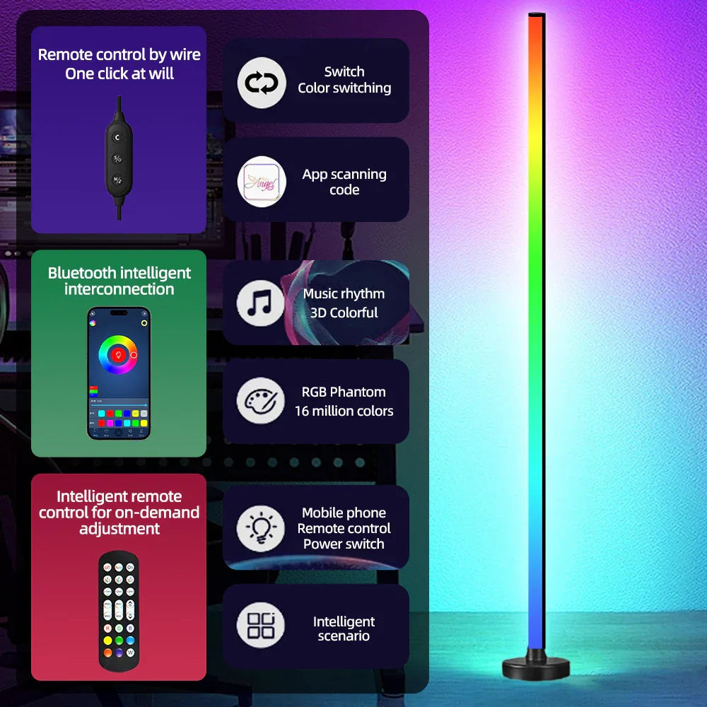 Skanto | Smart RGB LED Gulvlampe