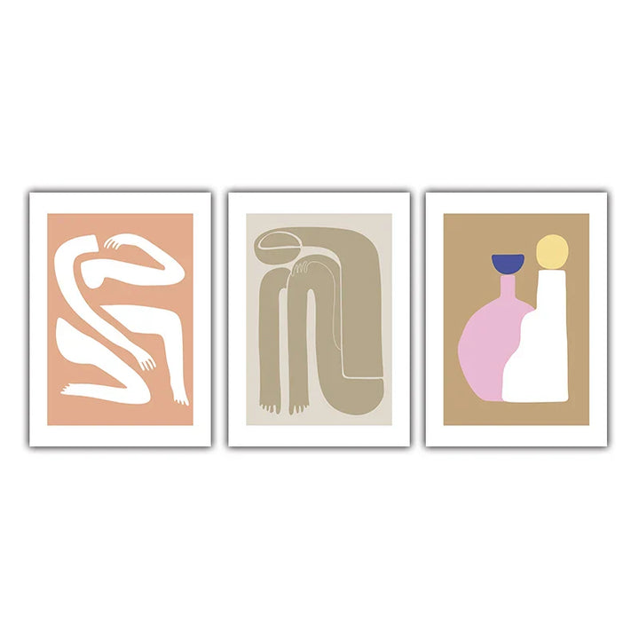 Abstract Minimalist Still Life Figure Art Fine Art Canvas Prints Posters Pictures For Living Room Bedroom Modern Home Art Decor | Skanto