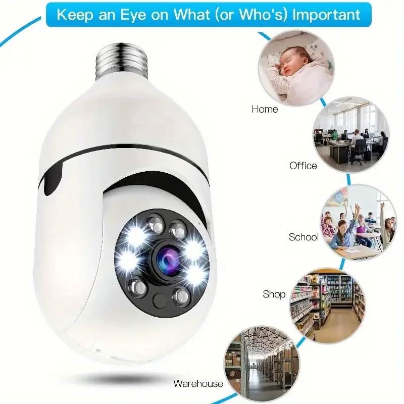 Skanto | Intelligent sikkerhetskamera med 360° overvåking og nattsyn