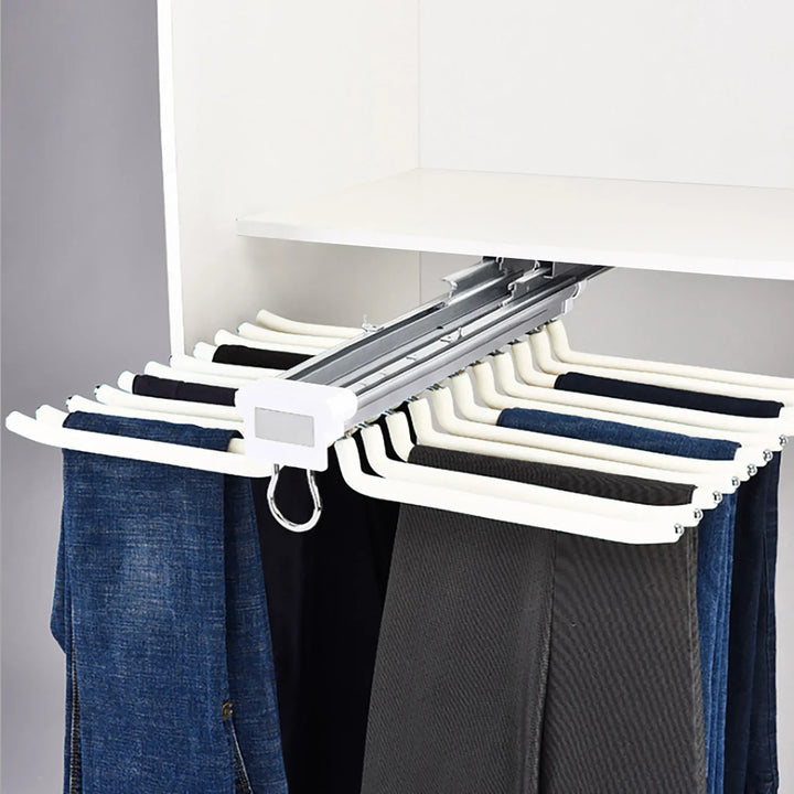 Smart Slide-Out Rail Cloth Organizer | Skanto