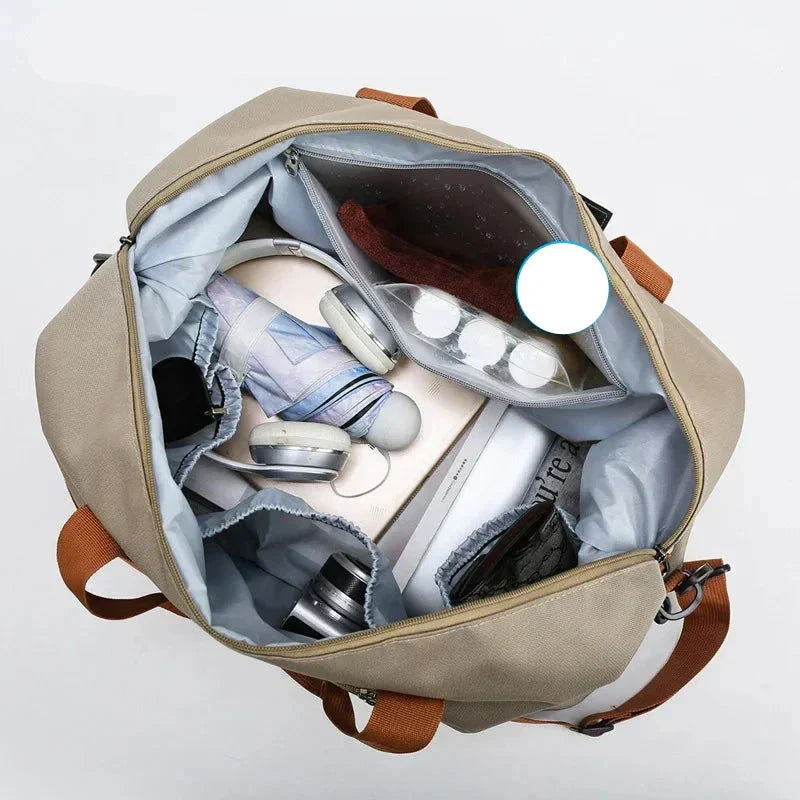 Skanto | CarryOnFit Reisepose - Luksuriøs Crossbody Reisepose for Aktive Eventyrere
