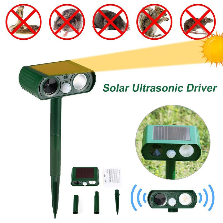 Solcel-drevet ultrasonisk dyreplager | Skanto