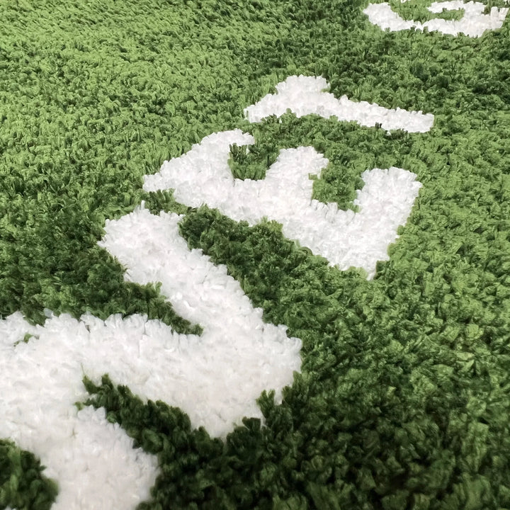 FreshLawn Comfort Mat – Trendy "Våt Gress" dørmatte i grønn med myk plysj Skanto