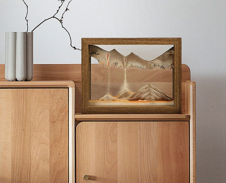 3D Ørkenånd Sandkunst Hjemmedekor | Skanto