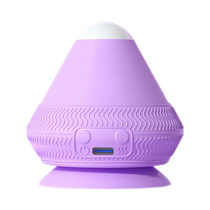 Skanto | Vibrasjoner Massasje Ball FlexiVibe | USB Oppladbar | Varme & Vibrasjon Terapi | Silikon | Bærbar & Selvklebende