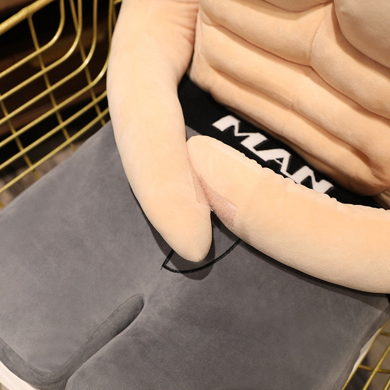 Skanto | Muskelmann Sterk Kosedyr Body Pillow Pute