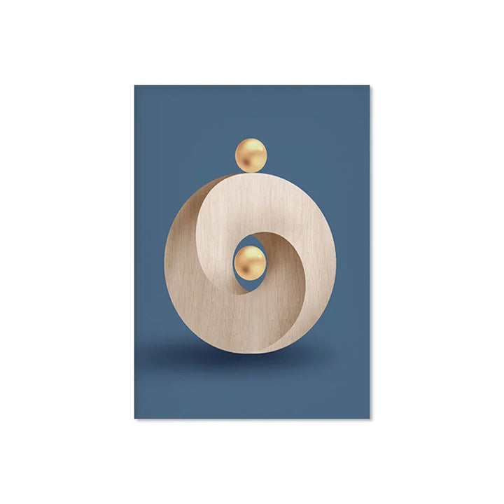 Moderne Estetikk Abstrakt Geometri Veggkunst Fine Art Lerret Utskrifter Plakater Bilder For Moderne Leilighet Stue Lys Luksus Hjem Dekor | Skanto