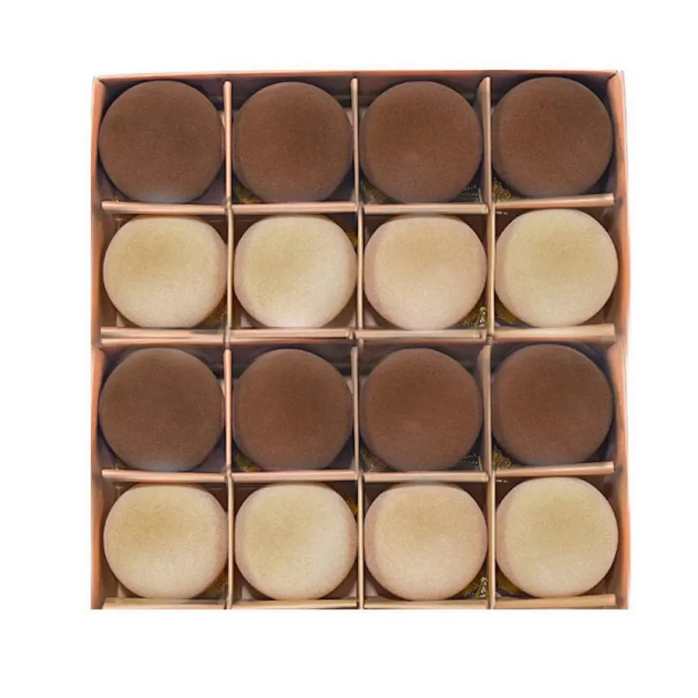 Velvet jul dekorasjoner baller sett - dekorative sfærer for tre & ferie dekor, elegant festlig aksent 16PCS 6cm (2,3 tommer)