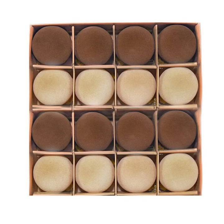 Velvet jul dekorasjoner baller sett - dekorative sfærer for tre & ferie dekor, elegant festlig aksent 16PCS 6cm (2,3 tommer)