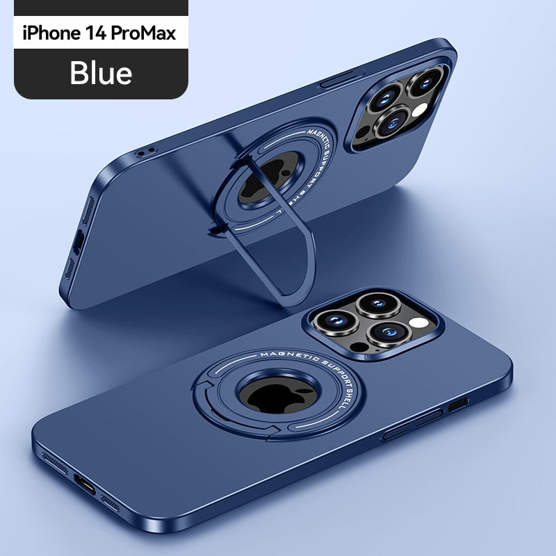 Skanto | Magsafe Kompatibel Magnetisk Ring Telefon Etui Stativ
