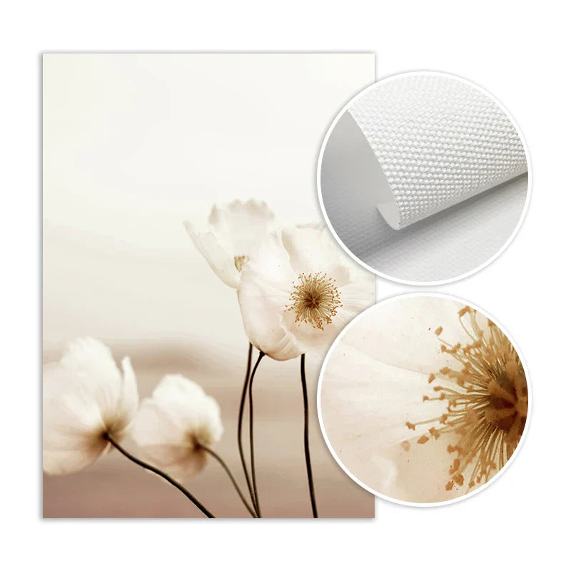 Enkel Natur Floral Landskap Galleri Veggkunst Fine Art Lerret Utskrifter Minimalistiske Nordiske Bilder For Stue Skandinavisk Hjem Dekor | Skanto