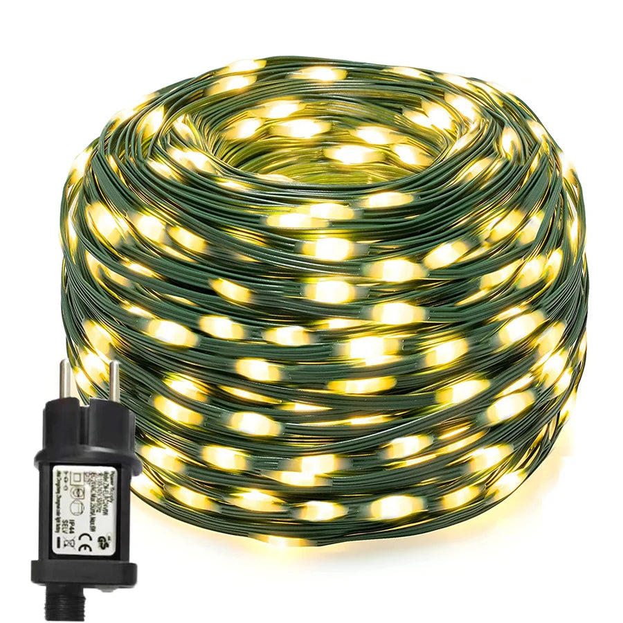 VerdeLicht Vanntett LED Garland – Utendørsbelysning for Hage og Terrasse | Skanto