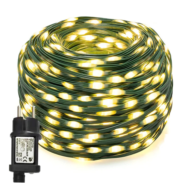 VerdeLicht Vanntett LED Garland – Utendørsbelysning for Hage og Terrasse | Skanto