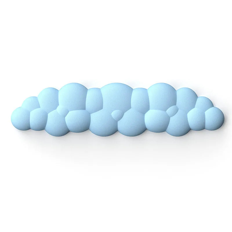Skanto | Cloud Memory Foam Musmatte med Håndleddstøtte - Anti-Sklisikker Kontor- og Gaming Tastaturstøtte