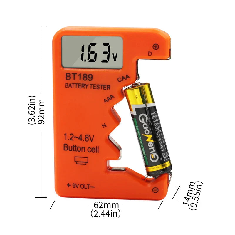 Power Scan LCD Display Batteritest | Skanto