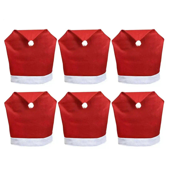 Skanto | SantaSeat Jule Stoltrekk – Sett med Dekorative Stoltrekk med Santa Design