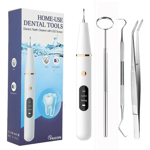 Skanto | SmilePro Ultrasonisk Tannsteinfjerner – Effektiv Plakkfjerner for Hjemmet