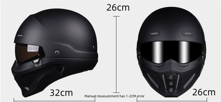 Skanto | Mystic Rider Avtagbar fullface hjelm