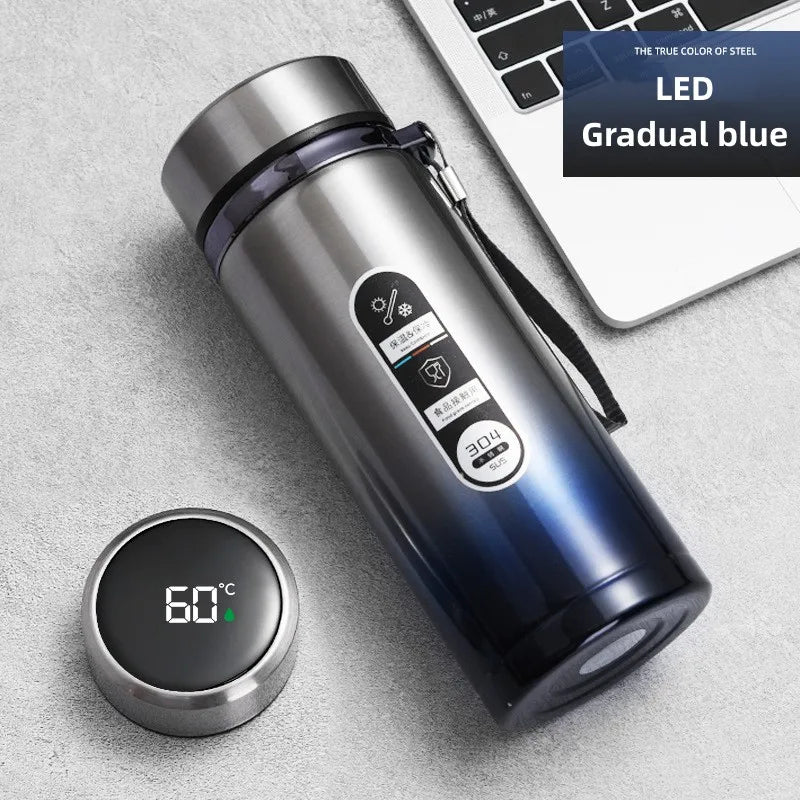 TempraBottle – Smart Termosflaske med LED Temperaturdisplay (800ml–1L) | Skanto