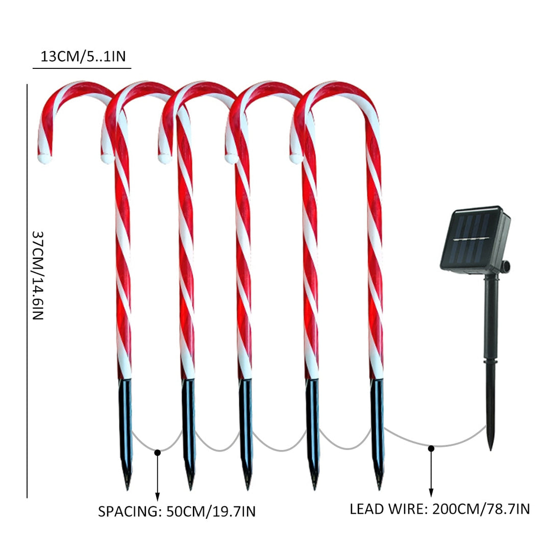 Skanto | Candy Cane Lane LED Solar Lampe