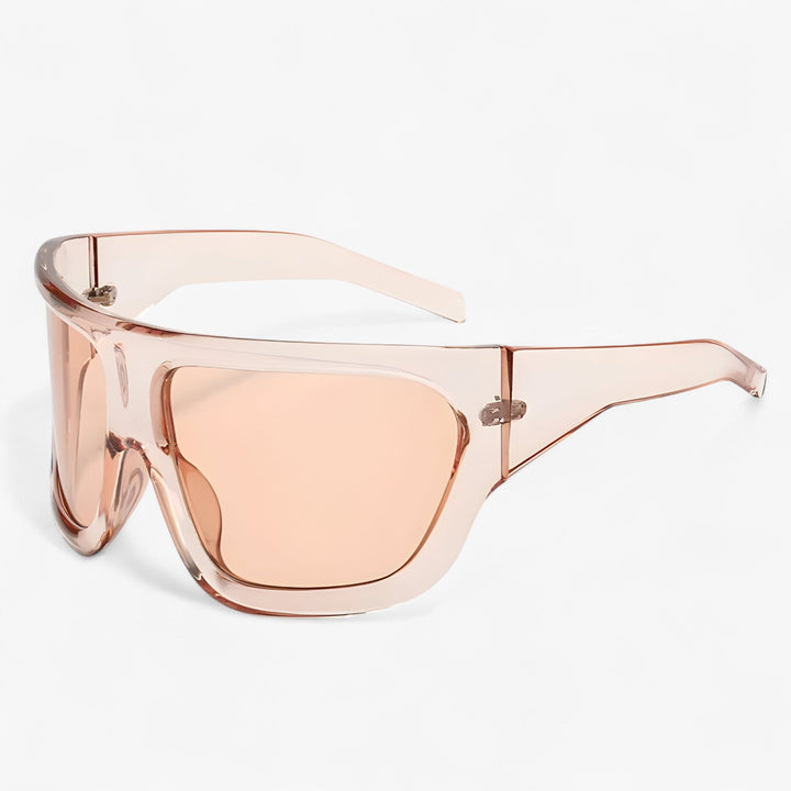 Oversized Steampunk Sports Solbriller med Wraparound Design – Ignix | Skanto