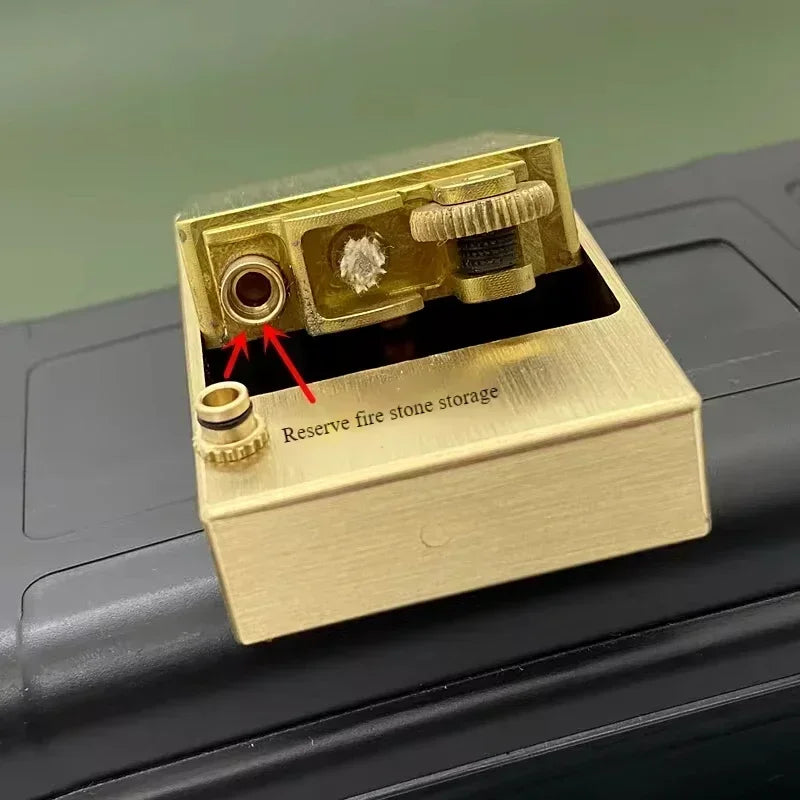 Tidlo Brass Tændstikæske Håndlavet Kerosin Lighter | Skanto