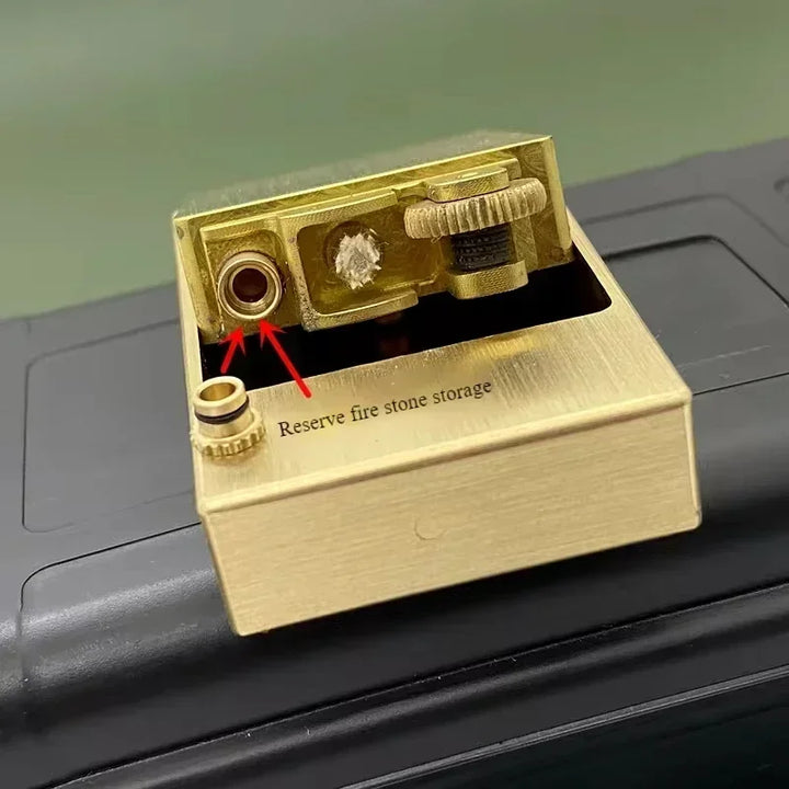 Tidlo Brass Tændstikæske Håndlavet Kerosin Lighter | Skanto