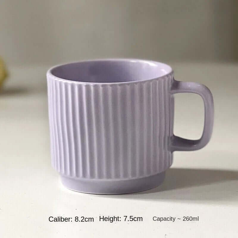 Nordisk inspirert ribbet keramikkruss for kaffe- og teelskere | Skanto