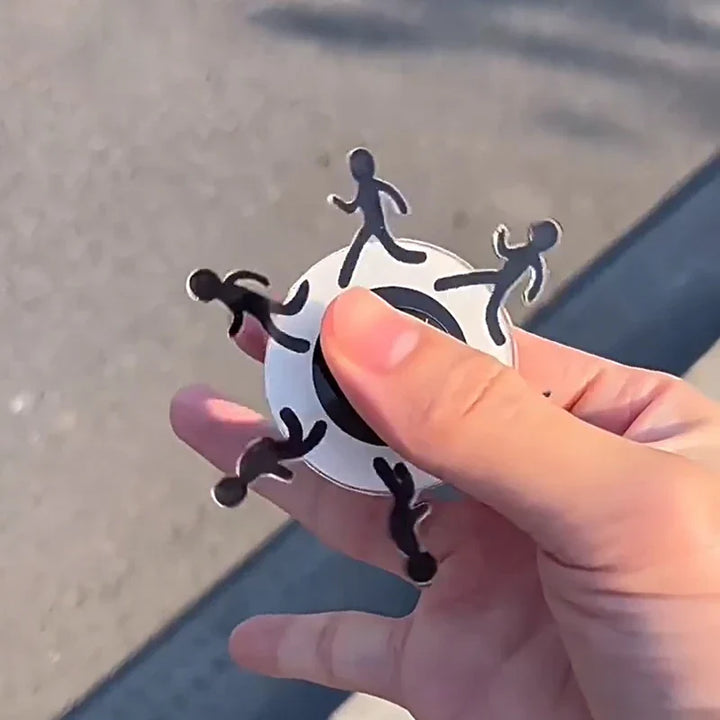 Skanto | Løpende Strekmann Optisk Illusjon Fidget Spinner