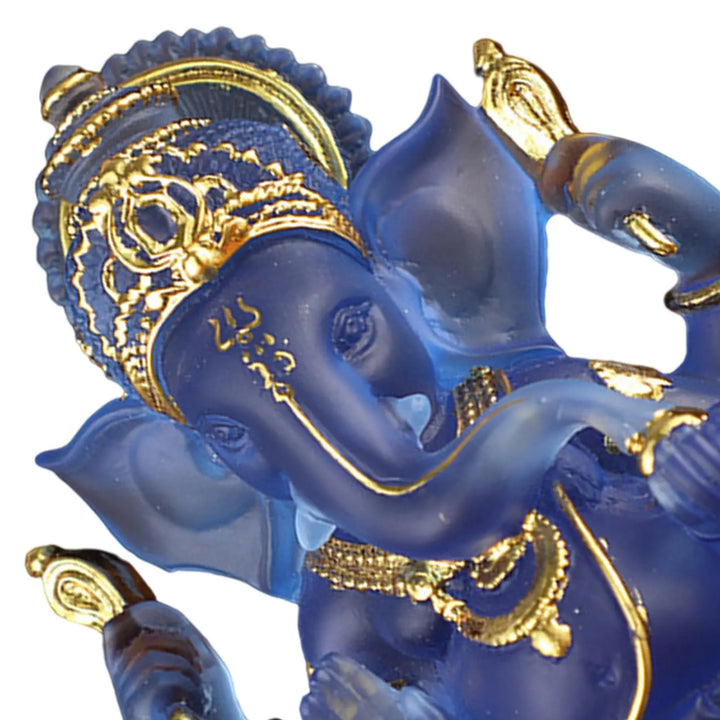 Skanto | Sjeldent fargede semi-gjennomsiktige Ganesh-statuer for lykke i hjemmet ditt