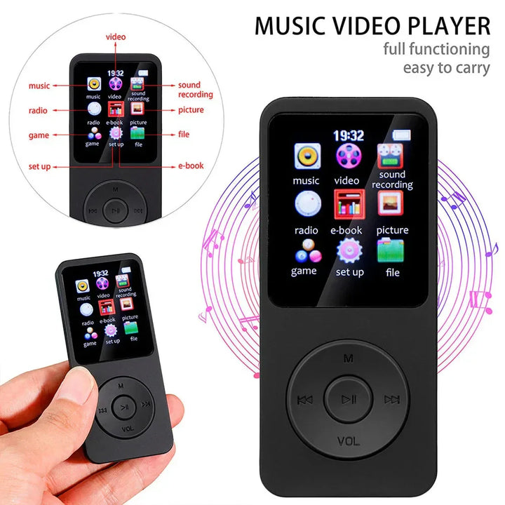 MP3-spiller – Kabelloser HiFi-Audio med Bluetooth og multifunksjonaler Medienunterstützung