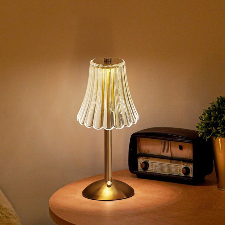 LED Retro Bordlampe USB-oppladbar - BrillianceGlow | Skanto