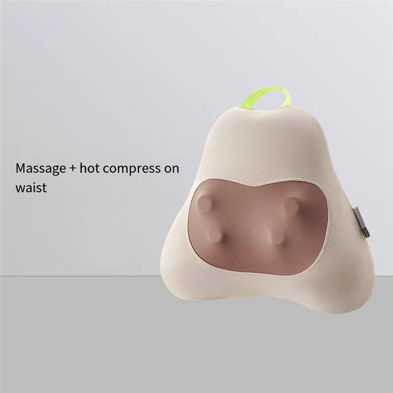 Ergonomisk ryggstøtte oppvarming vibrasjon massasjeger | Skanto