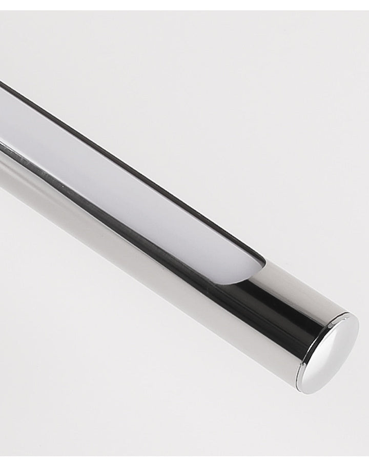 Skanto | 80-100cm LED vegglampe - Moderne svart/sølv veggbelysning til badet, innvendig montert bilde lys