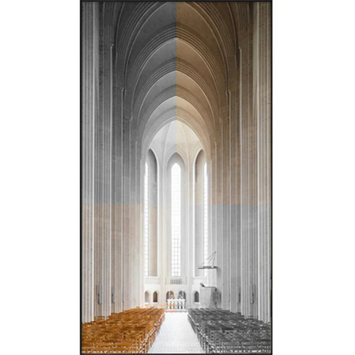 Moderne Abstrakt Minimalistiske Buemotiver Arkitektur Veggkunst Fine Art Lærred Utskrifter Bilder For Inngangshall Foyer Stue Hjemmekontor Dekor | Skanto