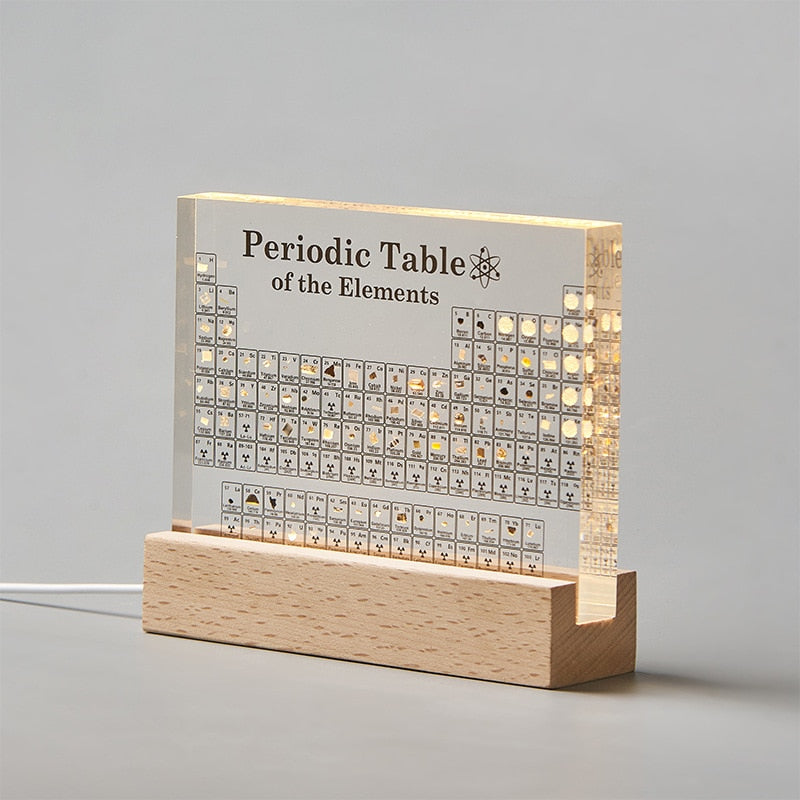 Skanto | Utdannende Akryll Science Periodiske Tabell Dekor
