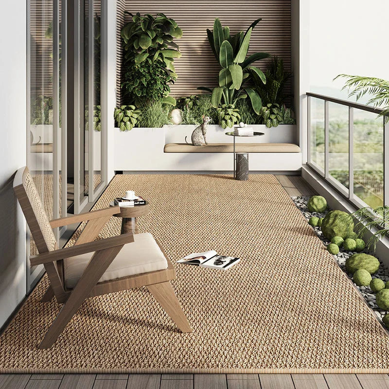 Skanto | Japansk Wabi Sabi Myk Rug Øko Vennlig Antikrøll for Stue og Soverom