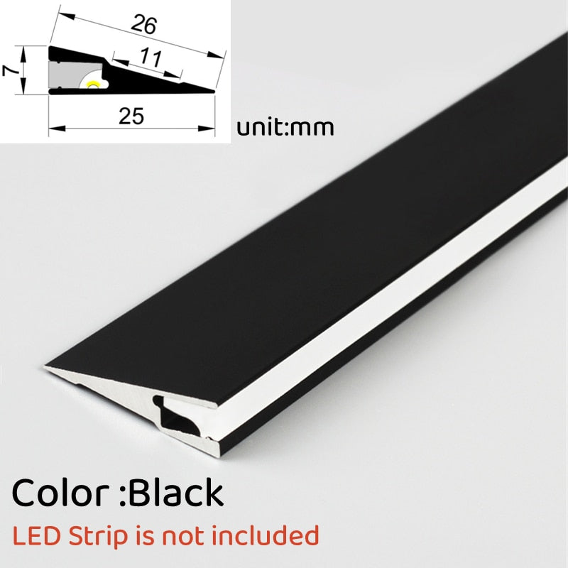 InvisiSkantoe overflate aluminium tynn lyspanel | Skanto