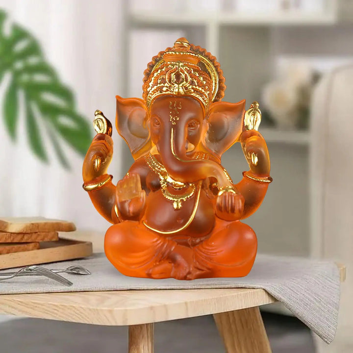 Skanto | Sjeldent fargede semi-gjennomsiktige Ganesh-statuer for lykke i hjemmet ditt