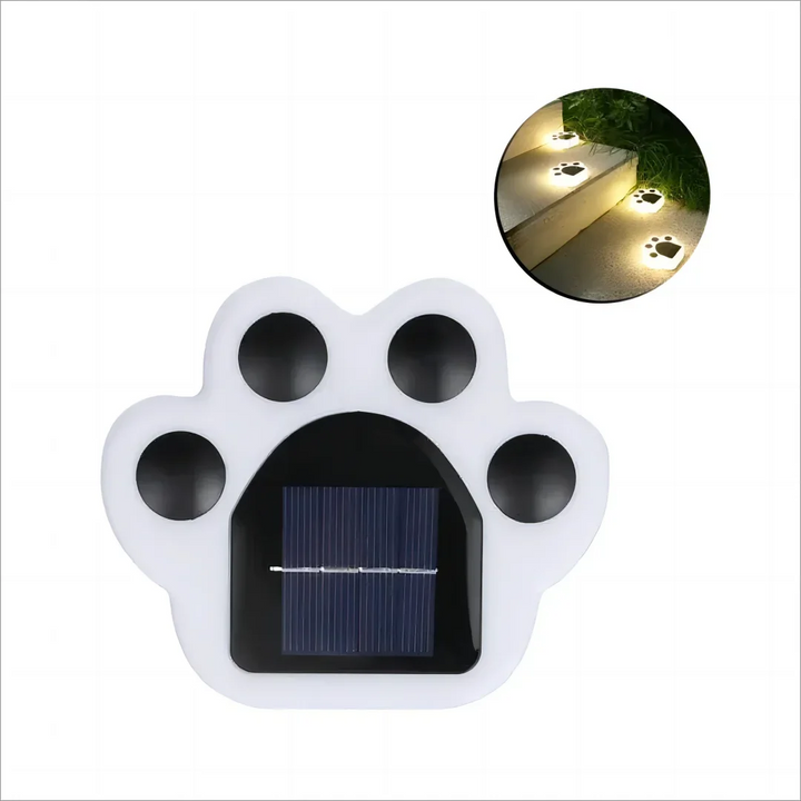 Glødende Paw LED Solbane Utendørs Lys | Skanto