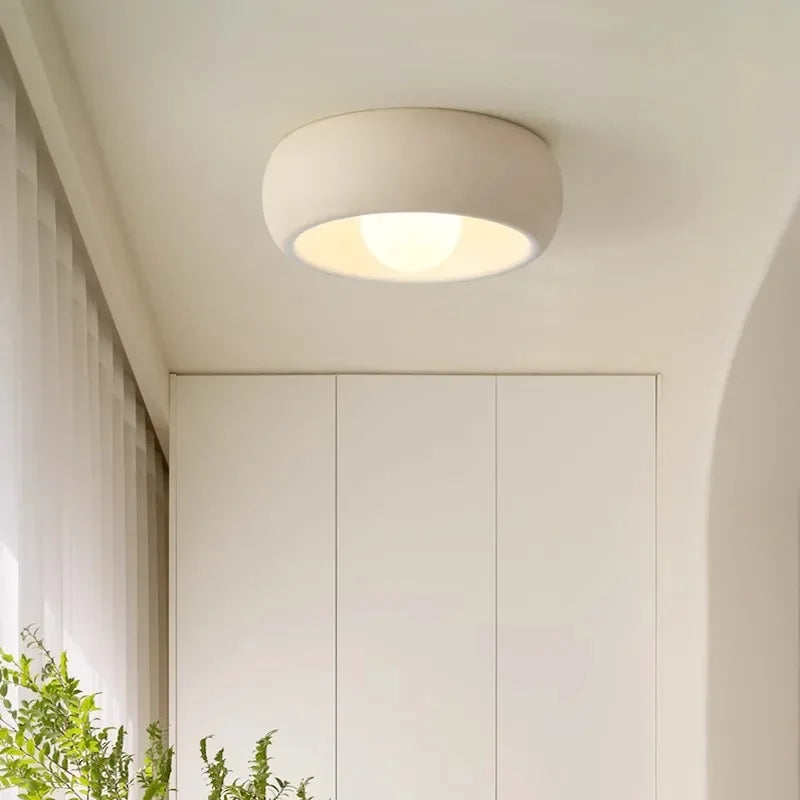 Skanto | Japansk Wabi-Sabi Rund Taklampe LED