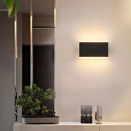 Skanto | Allsidig LED Vegglampe for Innendørs og Utendørs Bruk