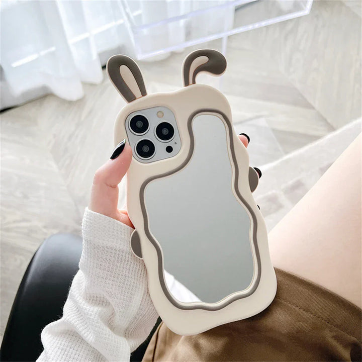 Skanto | Rabbit Ear Make-Up Speil iPhone Deksel