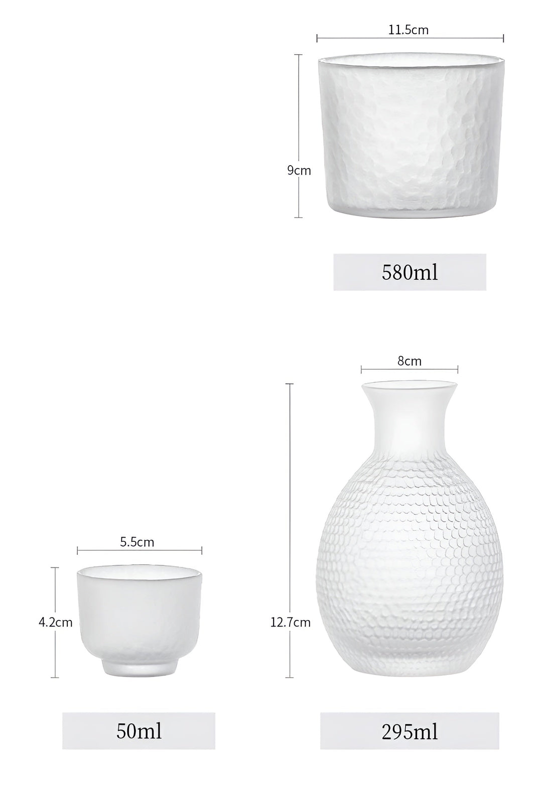Japansk Glass Sett – Elegant Sake & Whisky Sett | Perfekt for Bar & Hjem | Skanto