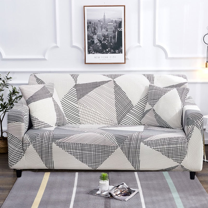 Moderne Skli-sikre Fargerik Elastisk Sofatrekk | Skanto