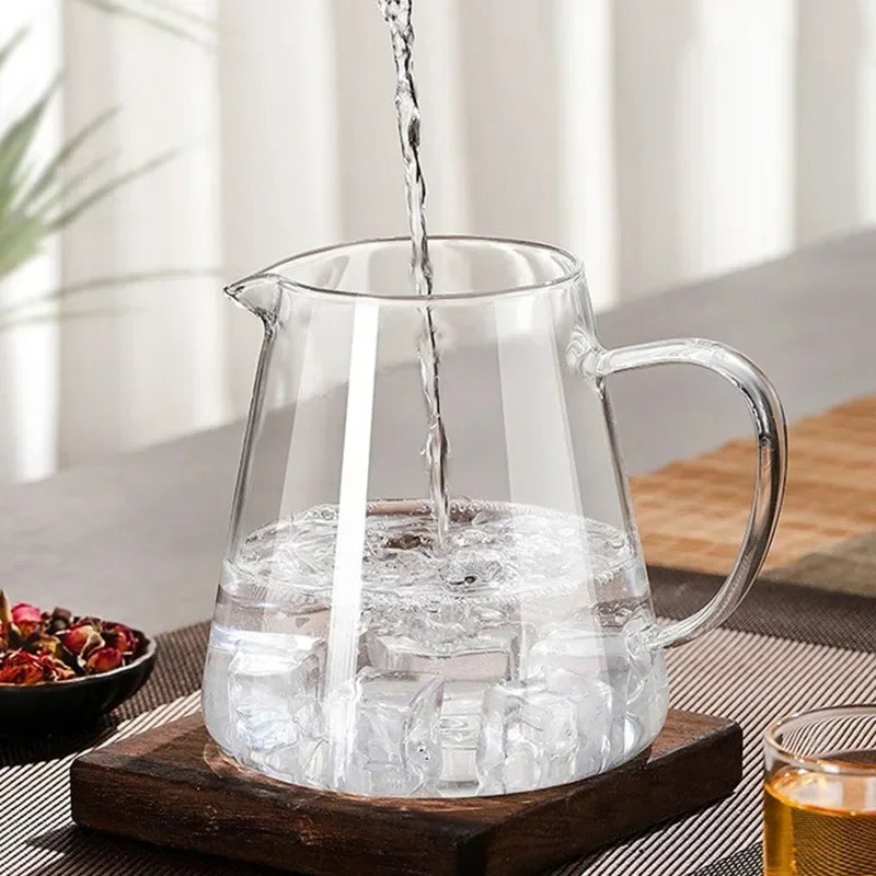 Skanto | 450ml-950ml Varmeresistent Glass Teapot – Rustfritt Stål Tefilter, Blomsterkjele for Kung Fu Te, Puer og Oolong Te