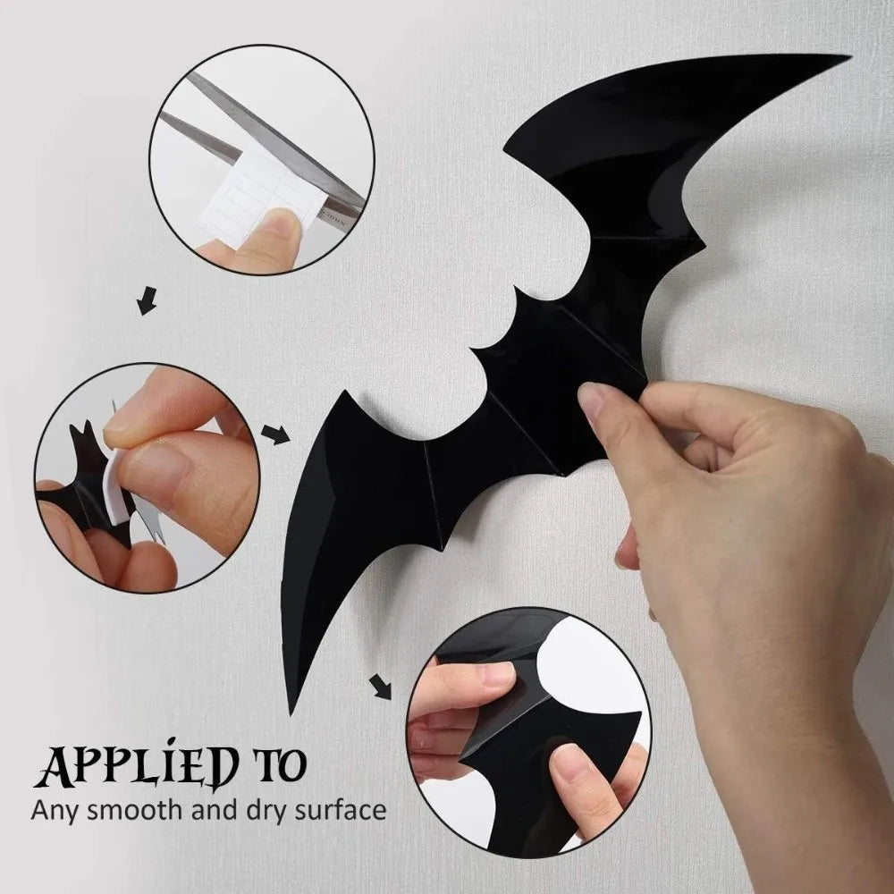 Skanto | Luminous LED Bat Wall Stickers 24PCS