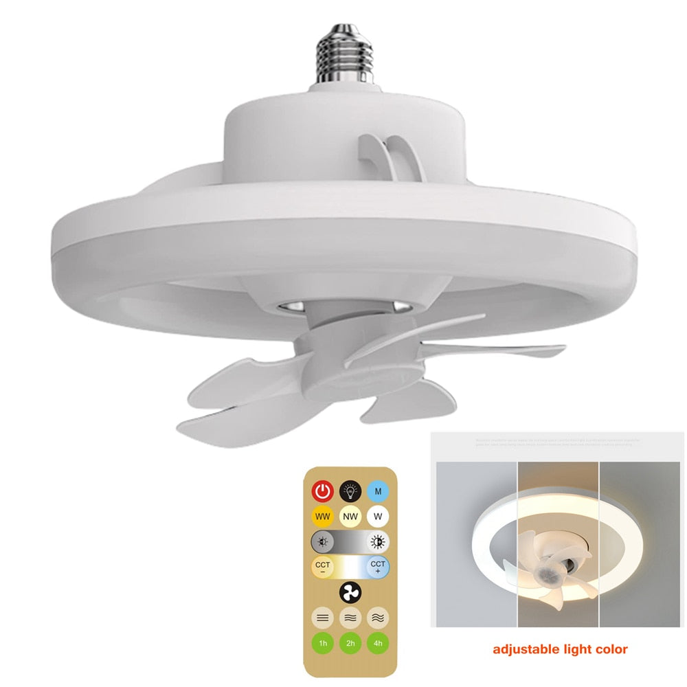 2in1 Strålende Rotasjon RC Takvifte Lampe | Skanto
