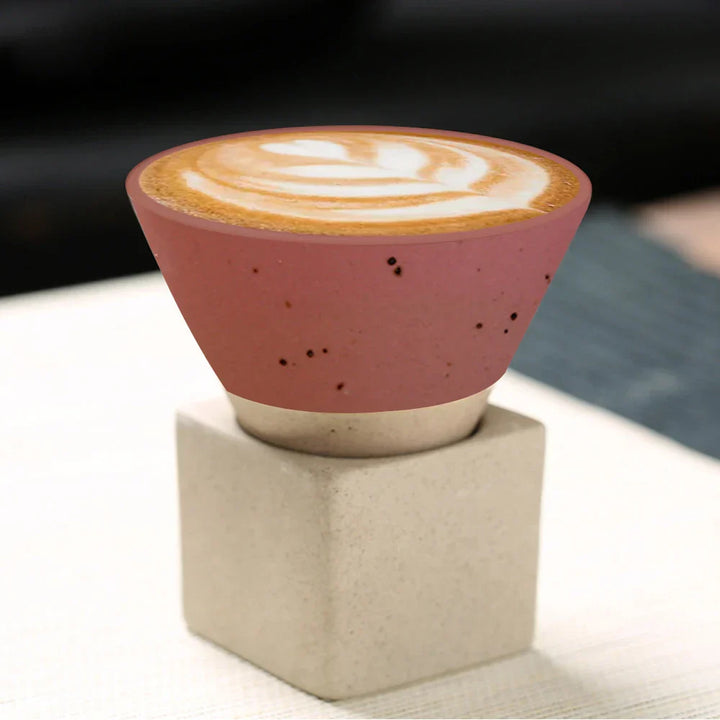 Skanto | Japansk kaffekopp med fat, 1 stk, retro keramisk tekopp, krus, latte, espresso, pull0, blomster cappuccino, ny keramikkopp, 100 ml/3,5 oz