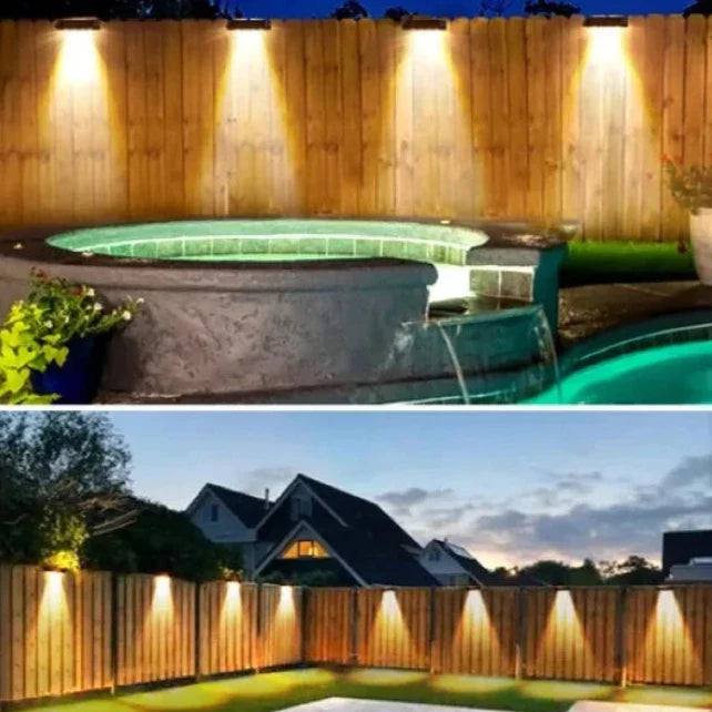 Skanto | EcoRadiance Solar Accent Lights 2-Delt Sett | Utendørsbelysning | Energieffektiv | Dekorativt lys for hage og terrasse